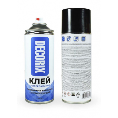Клей аэрозольный универсальный 520 мл DECORIX 0151-01 DX
